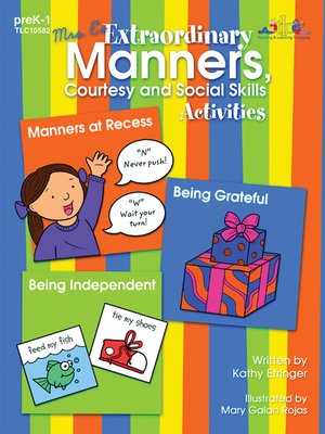 cover image of Mrs. Es Extraordinary Manners, Courtesy and Social Skills Activities